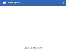 Tablet Screenshot of campusinform.de